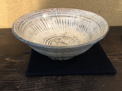 古松淳志　粉引片口　陶芸　象形文字　値下げしました！ 古松淳志 | artists | ギャラリー器館