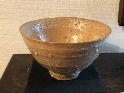 古松淳志　粉引片口　陶芸　象形文字　値下げしました！ 私の一押し作品！！《古松 淳志 編／NEW Generation 展 2015より