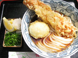 釜ひろのちく玉天ぶっかけ