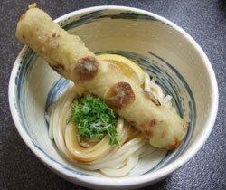 志のんの醤油うどん