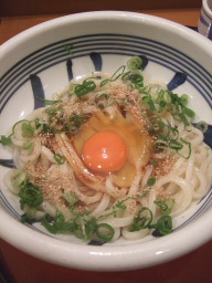 梅田はがくれのかまたまうどん