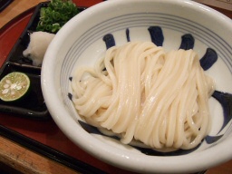 梅田はがくれの生じょうゆうどん
