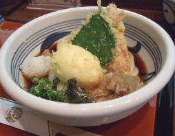民藝のちくたま天ぶっかけうどん