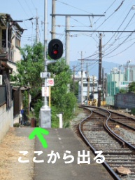 中野屋までの道のり