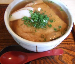 喜楽庵のきつねうどん