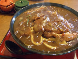 讃松庵のカツカレーうどん