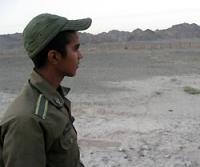 イラン南東部シスタン・バルチスタン州からパキスタン側を望む