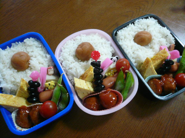 お弁当*h