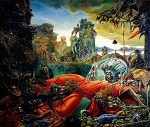 Amazon.co.jp: Salvador Dali – 聖アントニウスの誘惑 24x36