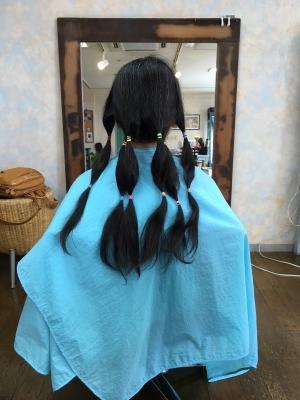 ヘアドネーション、ベリーショート、美容室、神戸、ヘアサロン