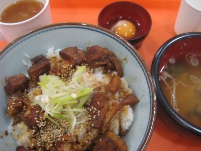 スペアリブ丼セット