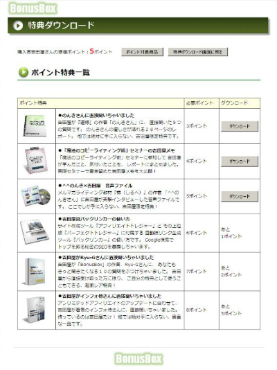 ポイント制