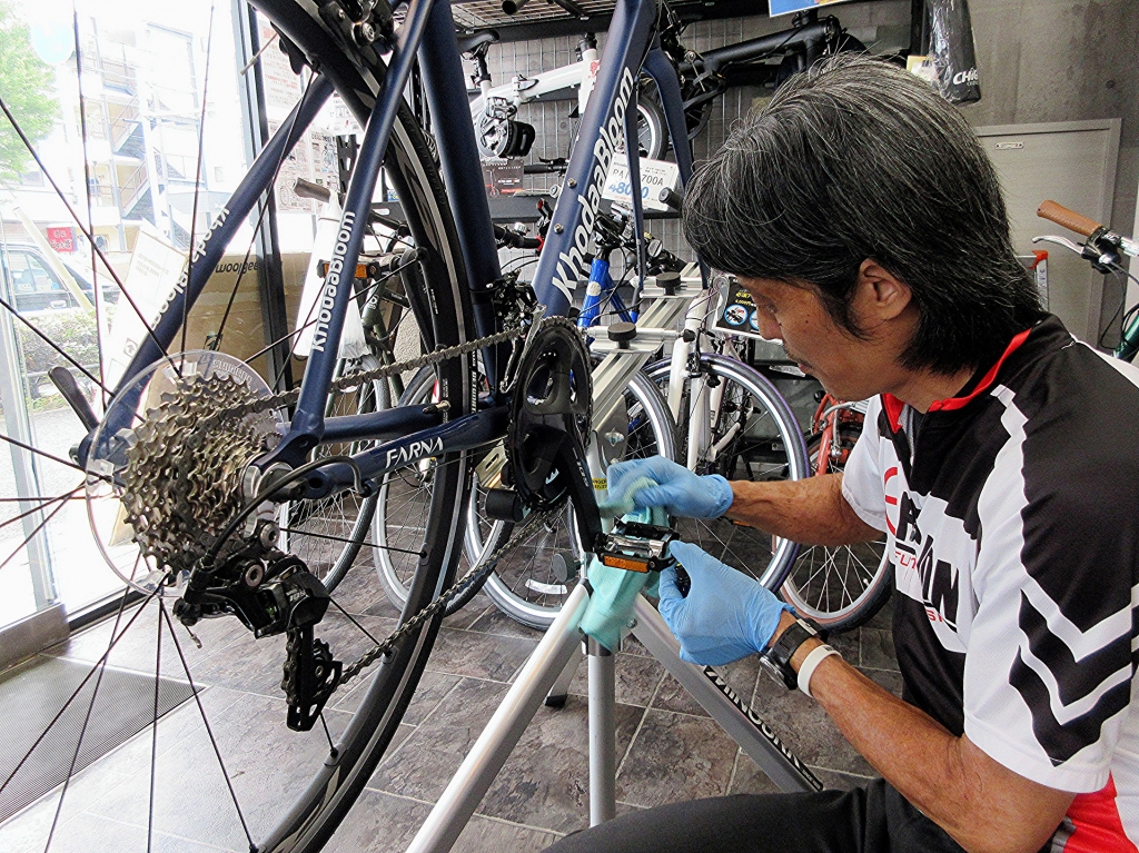 ちいさな自転車家　ガラスコーティング　hardolass　ハドラス　ミニベロ　ロードバイク