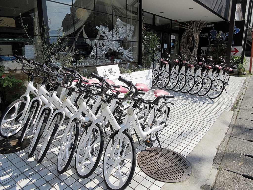 ちいさな自転車家　サイクリング　河口湖