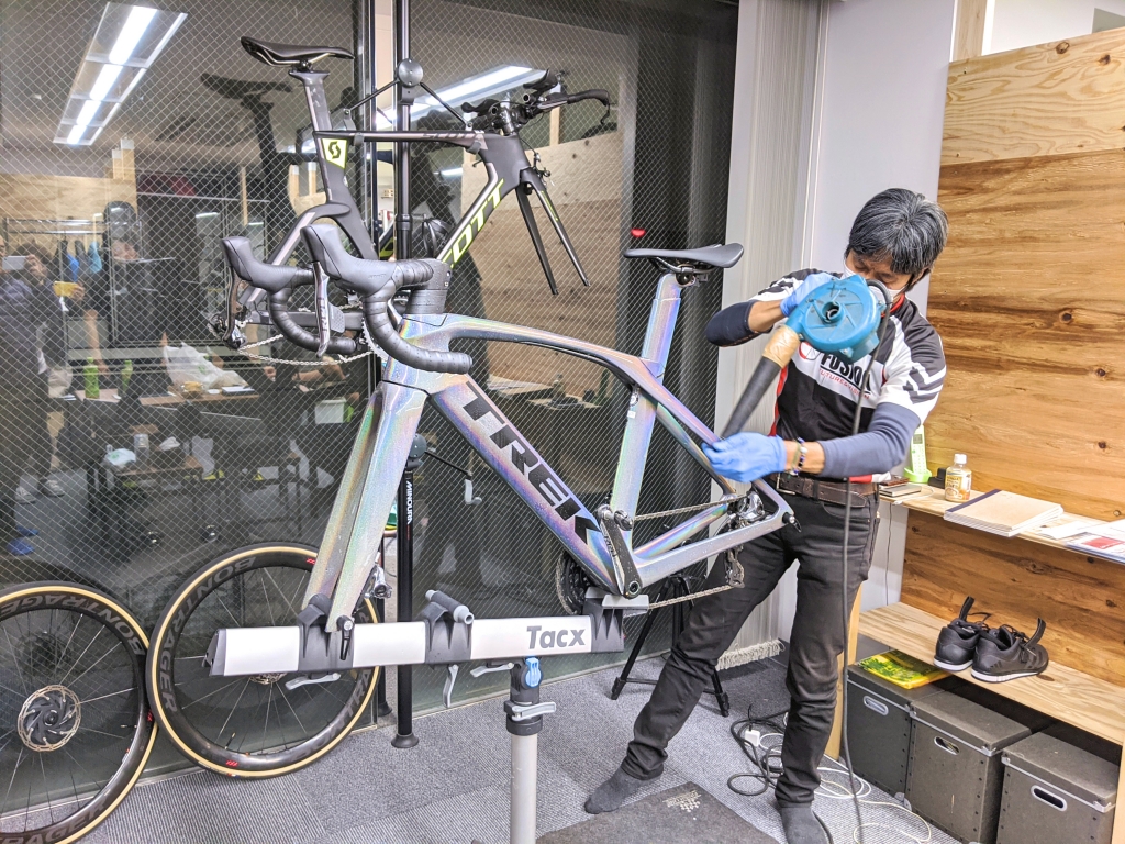 ちいさな自転車家　栄店　ハドラスコーティング　Personal & Cycle Studio i