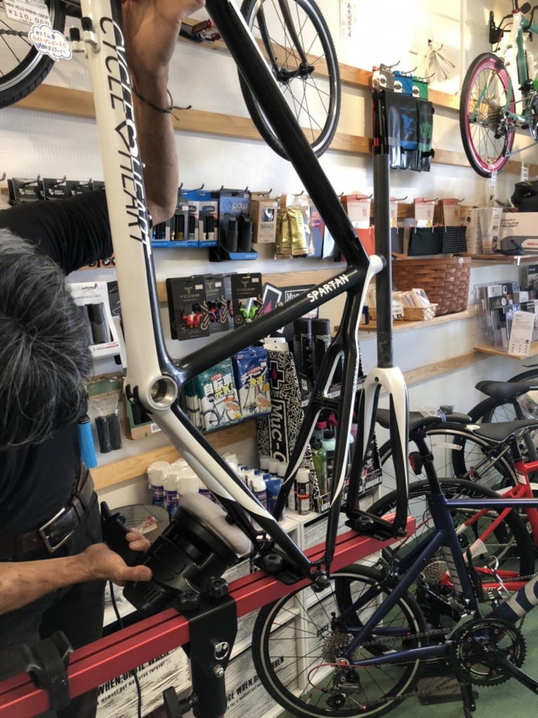 ちいさな自転車家　栄店　ガラスコーティング　ハドラス