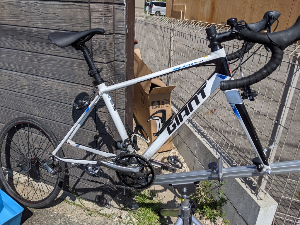 ちいさな自転車家　洗車