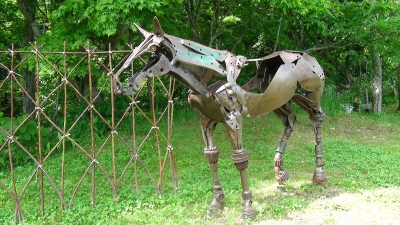 馬の鉄模型