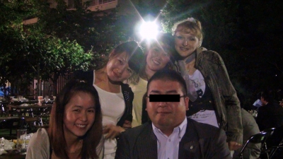 御子息と記念撮影