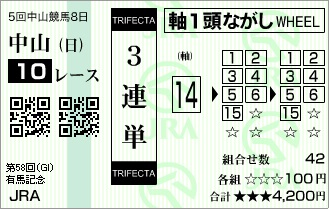 20131222_有馬記念(購入時)