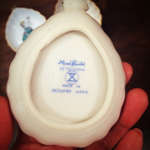 オキュパイドジャパンの陶器皿 | 文京区湯島 王冠印雑貨店のブログ オキュパイドジャパンの陶器皿 | 文京区湯島 王冠印雑貨店のブログ