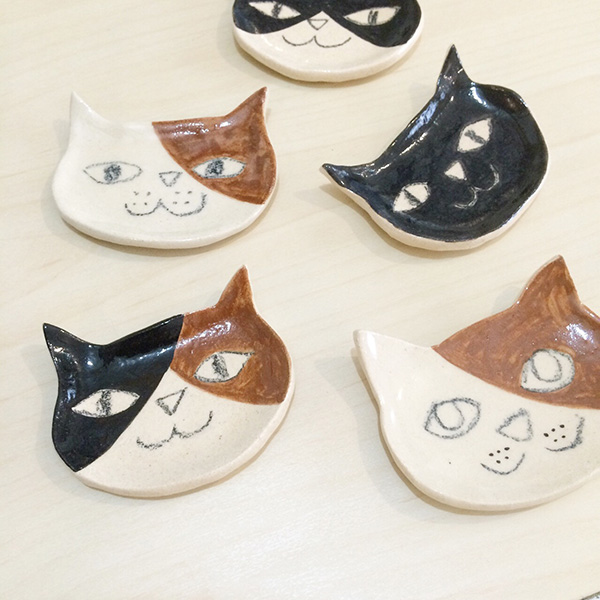 スピコ 豆皿 猫