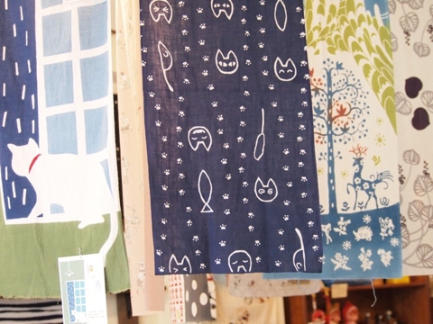 手ぬぐい 猫