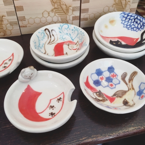 猫又 豆皿