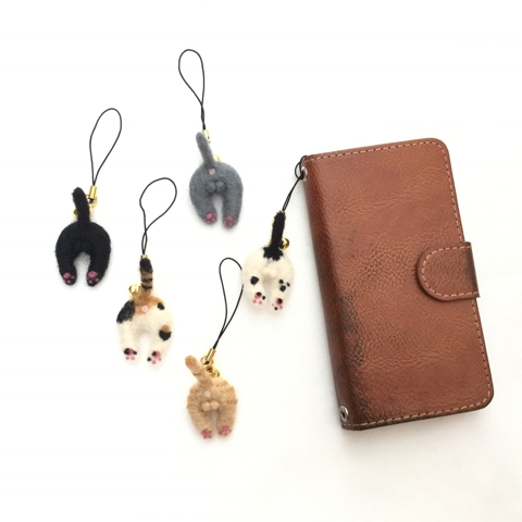 ねこケツストラップ