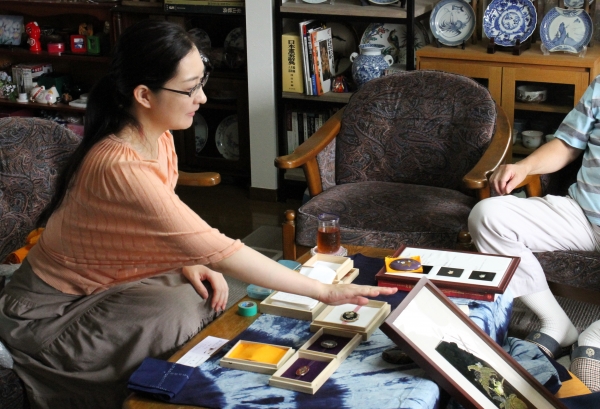 芝山細工 花蝶図飾盆 .. | ”Blog