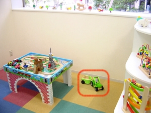小児科導入の木のおもちゃ トラクター&トラック(くるまのおもちゃ)