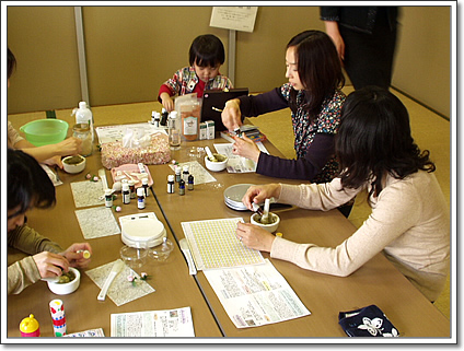 スマイリーマム親子イベント 手作りクレイパック