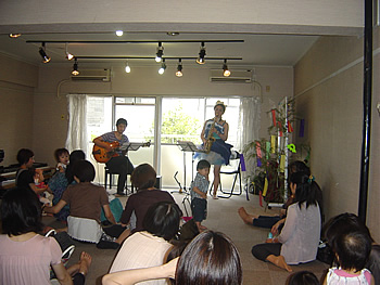 家族で参加!! 七夕ジャズライブ