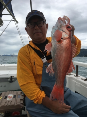 レンタルさんも初挑戦！　赤ムツ　黒ムツ　白ムツ　釣り　駿河湾　大宝丸
