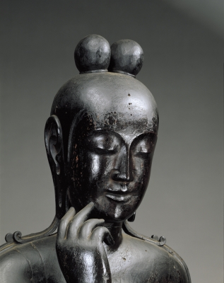 K*A様 半跏思惟像　仏教美術　未来仏　時代物　骨董No.165 K*A様 半跏思惟像 仏教美術 未来仏 時代物 骨董No.165