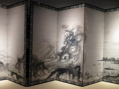 曾我蕭白「富士三保松原図屏風」 | 青い日記帳