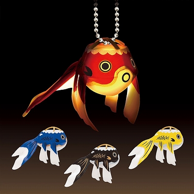 夏の風物詩“金魚”がフィギュアに！「金魚ちょうちん ライト