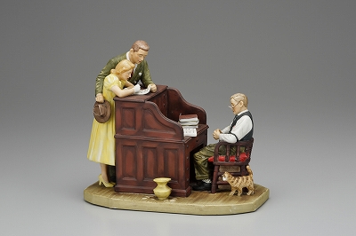 ノーマン・ロックウェルの絵画を陶磁器で再現？！ | 青い日記帳