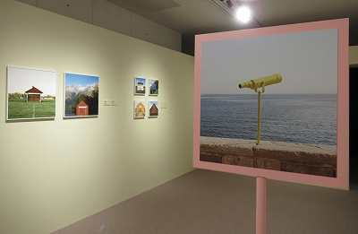 油絵 福田俊三「コスモス」　SMサイズ 油絵 福田俊三「コスモス」 SMサイズ 青い日記帳