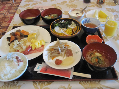 朝食バイキング