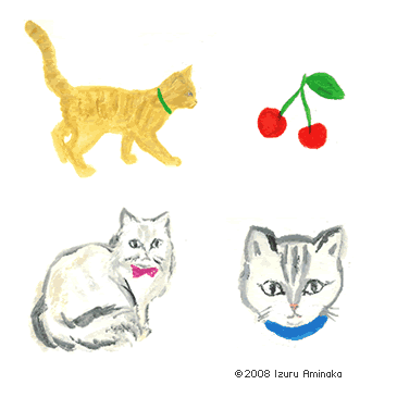 網中いづる 猫イラスト