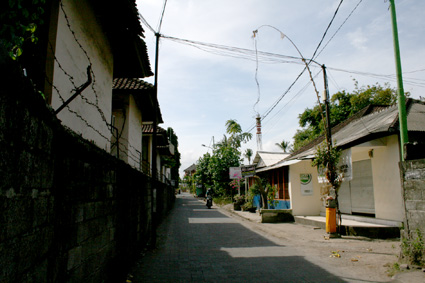裏手の道