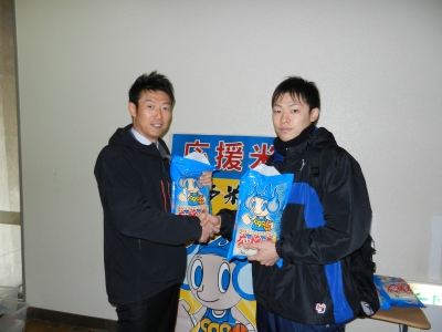 井手選手と