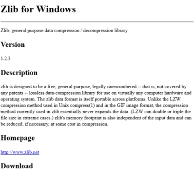 zlib 1.2.3