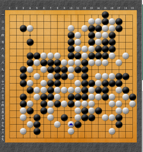 王座戦3 井山勝ち