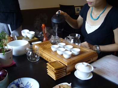 弊店でのお茶会。楽しく和やかに。
