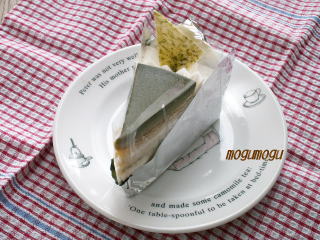 パステルの抹茶ケーキ