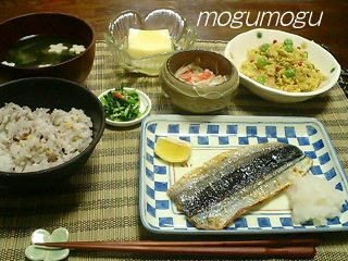秋刀魚定食