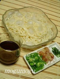 冷たいおうどん