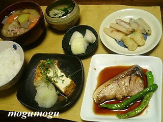 ぶり照り定食
